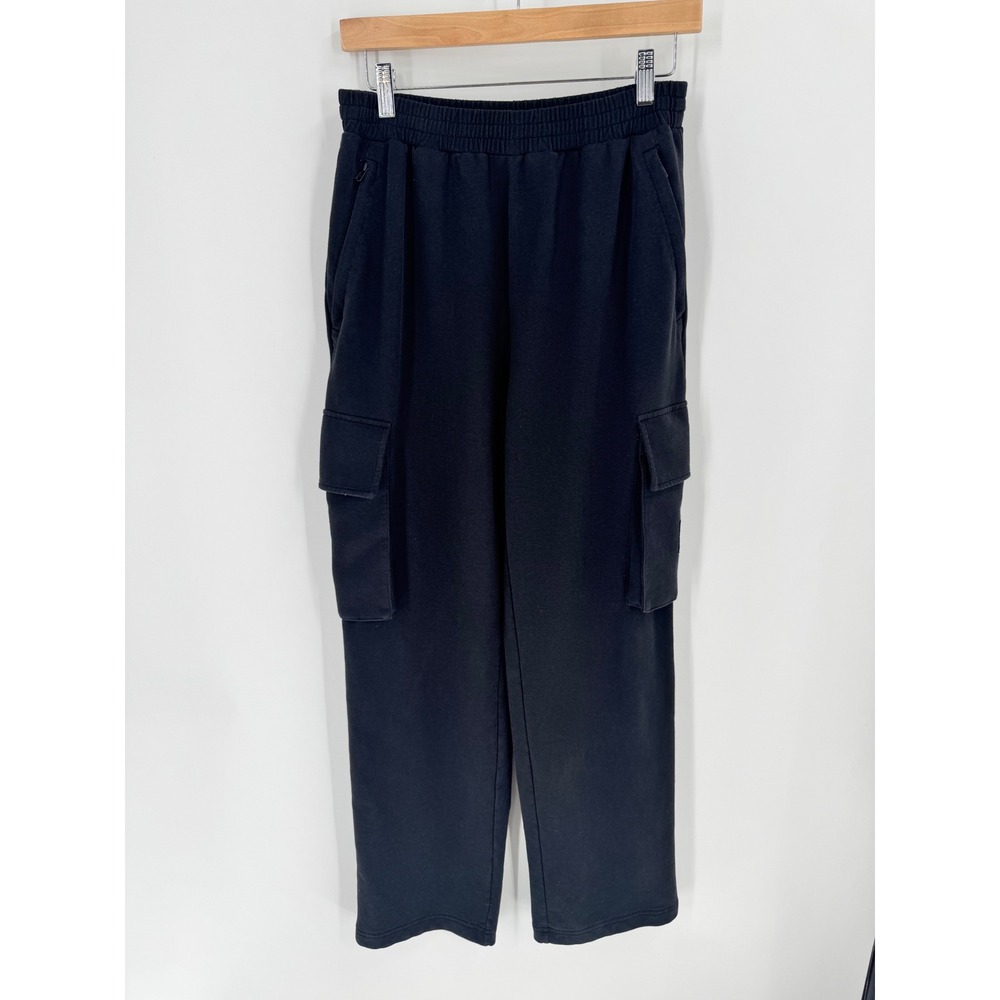 ALO Yoga Cargo Utility Pants‎ Womens XS Black High Waist Soft Washed Pocket